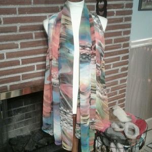 I.N. Shawl Neck Sleeveless  Kimono