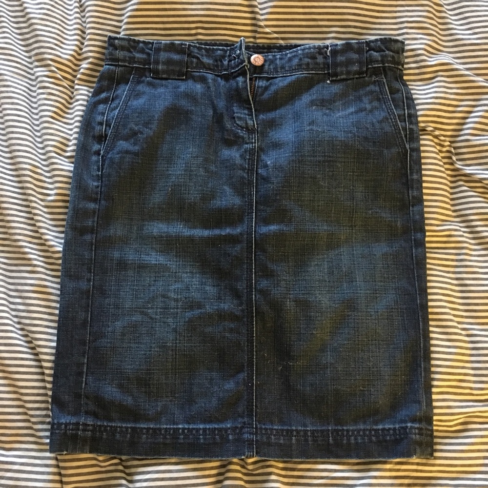 J. Crew Denim Pencil Skirt