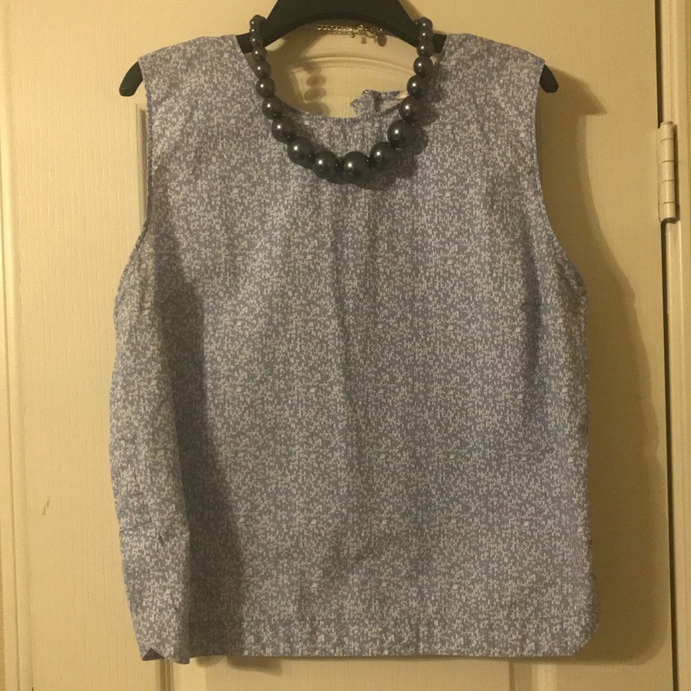 Light Blue & White GAP Top