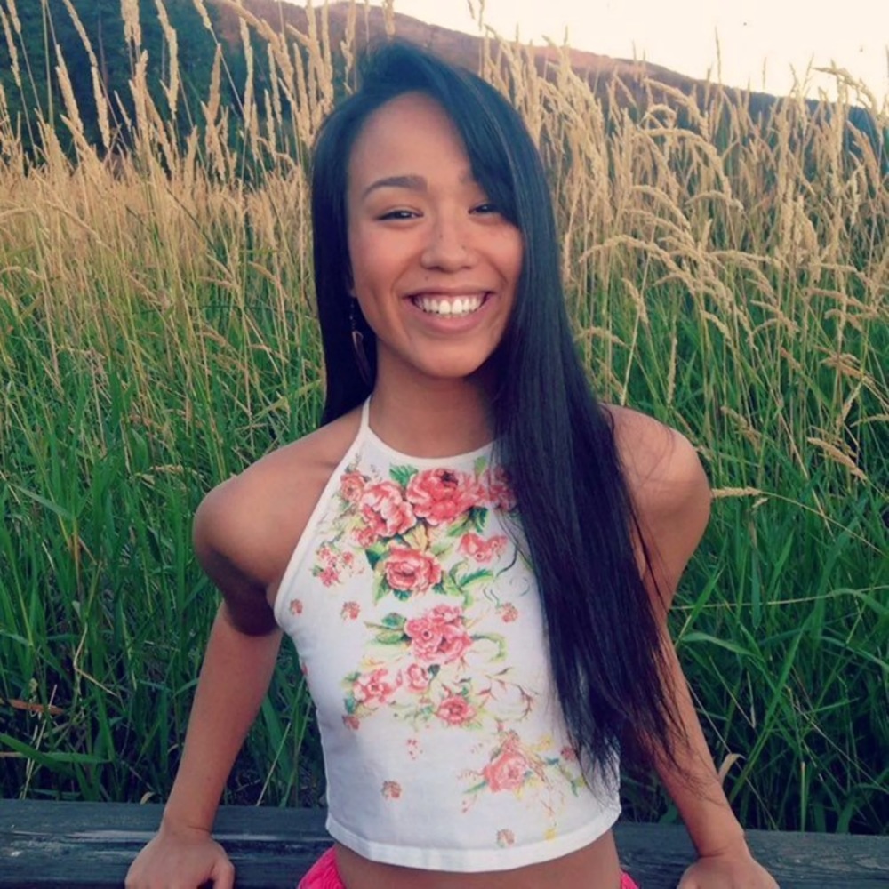 White floral halter crop top