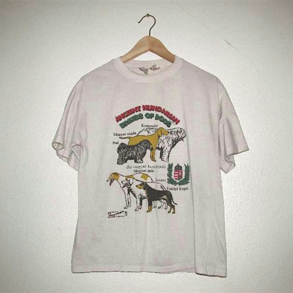Vintage tshirt dog breeds
