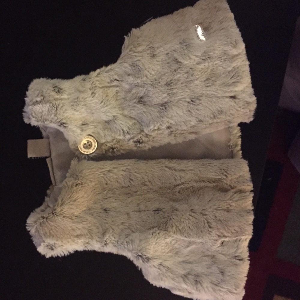 Plush Grey Vest (Calvin Klein)