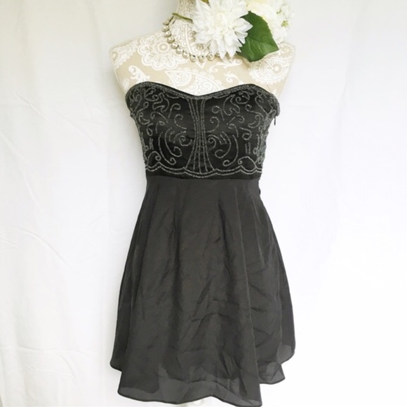 Beaded Bustier Dress