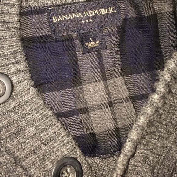 Banana Republic Other - BANANA REPUBLIC MENS GRAY DRESS SWEATER