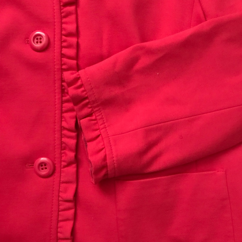 Talbots Coral Ponte Jacket Size 14P - Picture 3 of 5