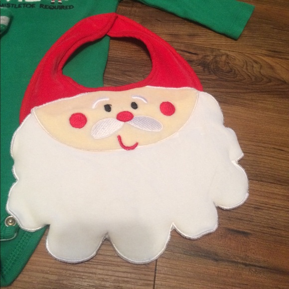 Santa outfit with santa bib - Picture 2 of 5