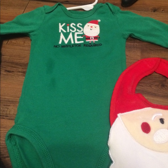 Santa outfit with santa bib - Picture 5 of 5