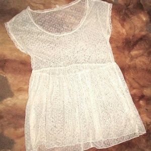 Sheer babydoll dress