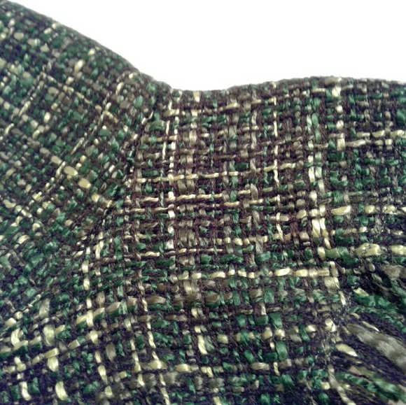 View multi colored wool mini skirt - Picture 4 of 6