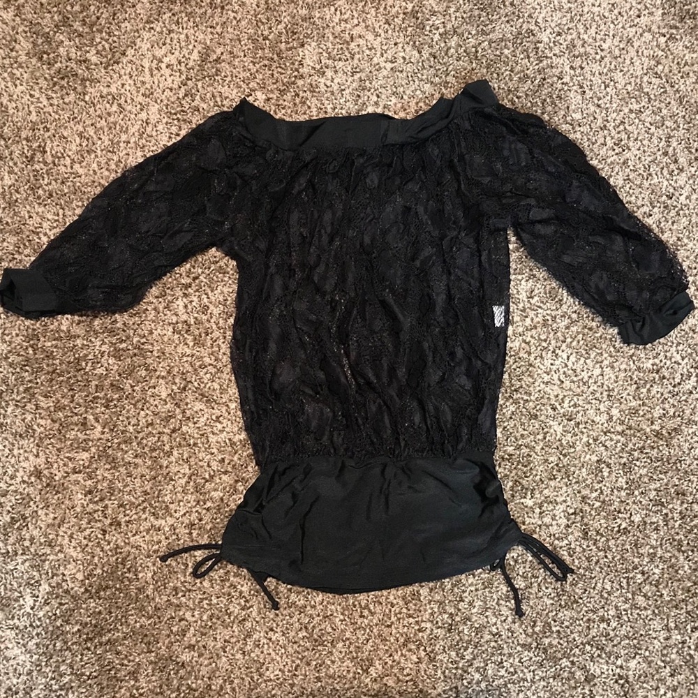 Lace bikini cover up