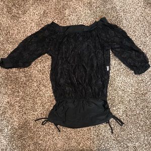 Lace bikini cover up