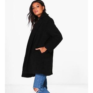 Boutique Louisa Teddy Fur Chuck On Coat