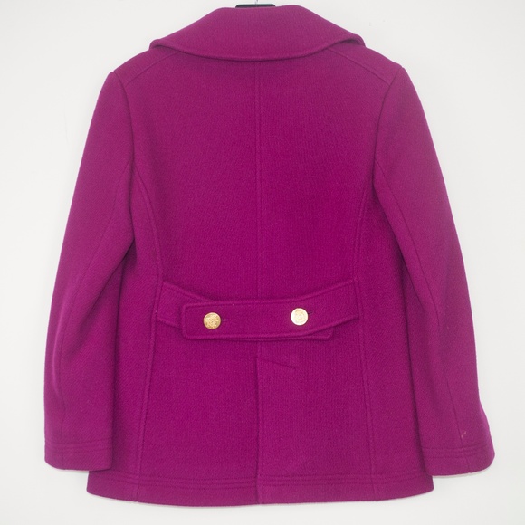 J.Crew Pea Coat with gold hardware - Picture 3 of 4
