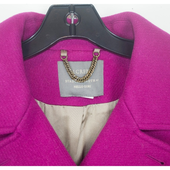 J.Crew Pea Coat with gold hardware - Picture 2 of 4