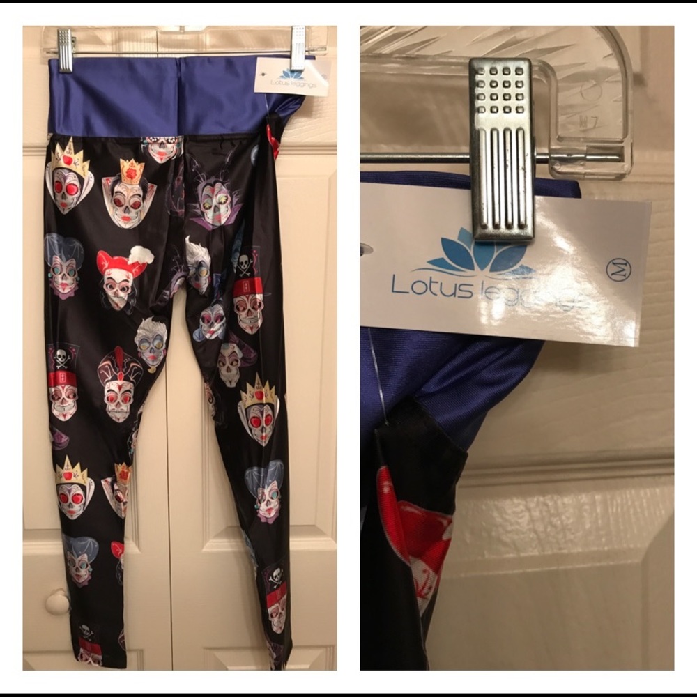 Sugar skull Disney character leggings
