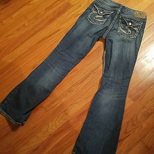 Silver Suki Jeans