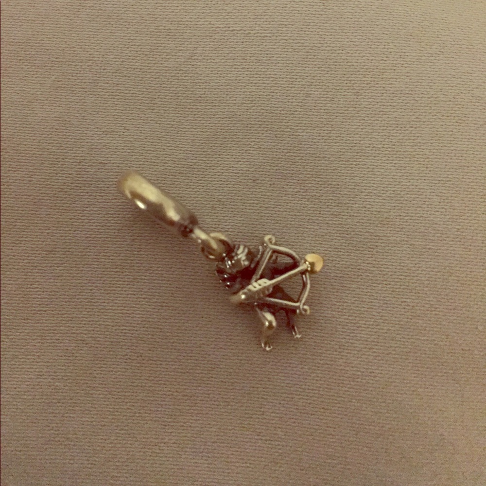 Pandora Cupid Dangle Charm with 14k gold heart