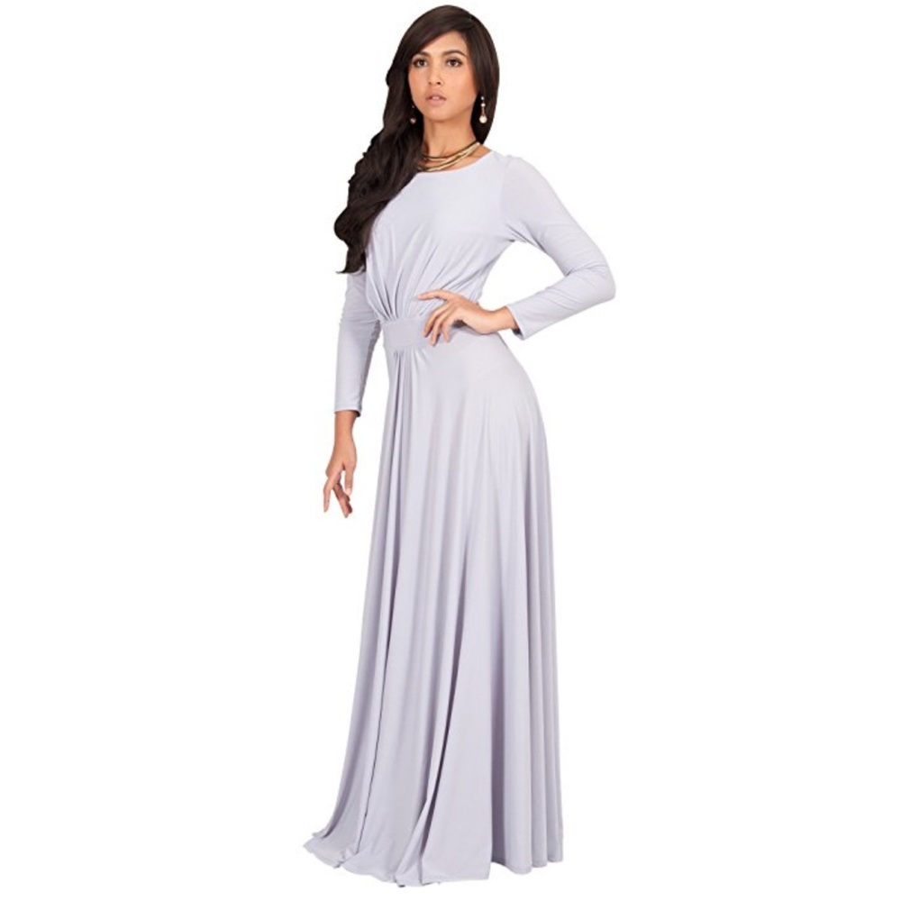 Lavender Maxi Gown
