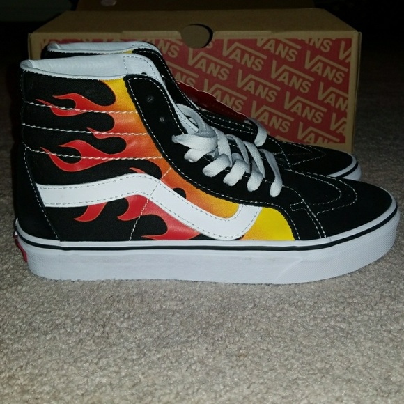 vans flame sk8 hi vans flame sk8 hi