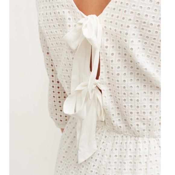 Anthropologie Eyelet Romper - Picture 2 of 2