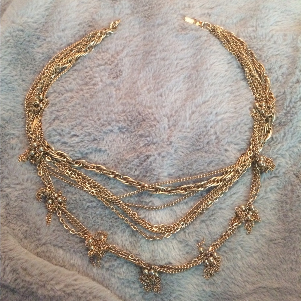 Gold plated necklace