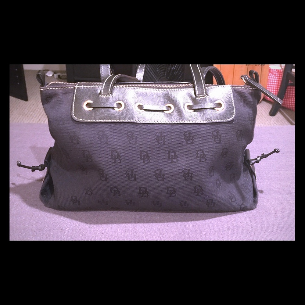 Dooney and Bourke Black Canvas purse