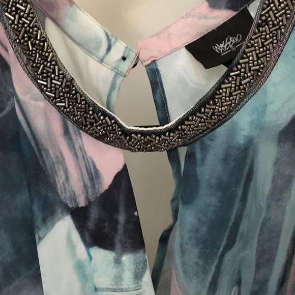 Masimo Multi Color Blouse with sequin detail - Picture 3 of 4