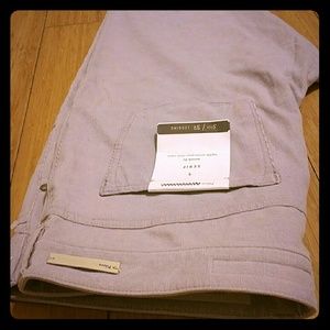 NWT Anthropologie Lavender Skinny Cords