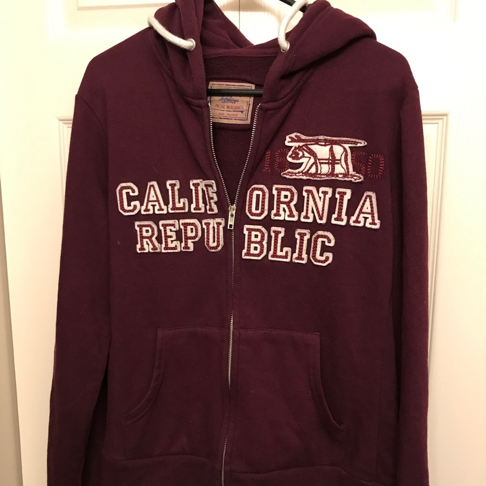 California zip hoodie