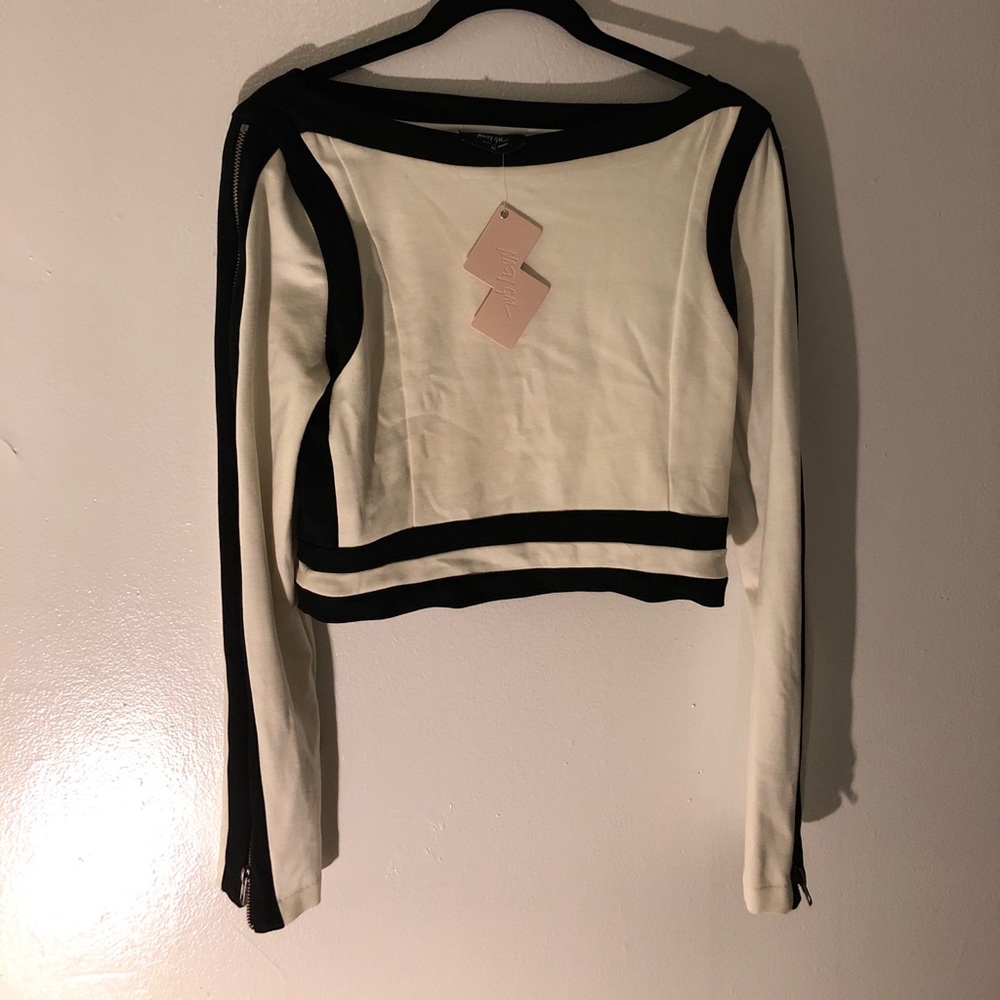 NWT Nasty Gal Dressy Crop top