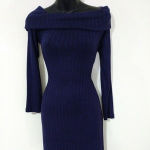 Ribbed knit dress