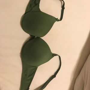 Victoria Secret green push up bra.