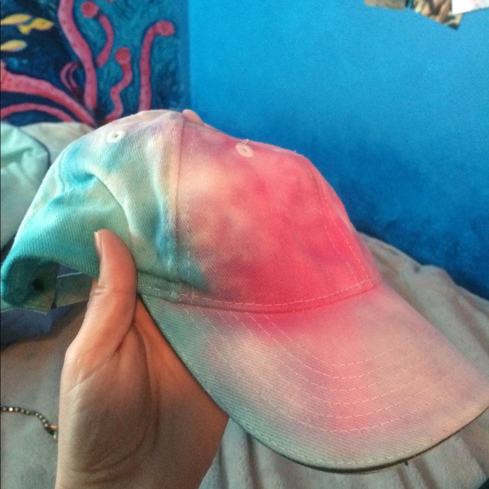 Tie dye baseball cap
