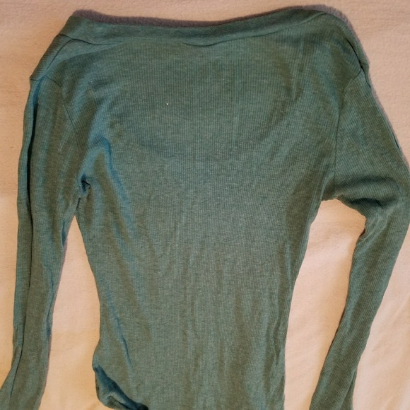 Teal long sleeve top - Picture 2 of 2