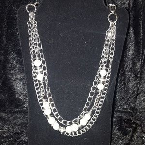 Multi-Look Silver and Pearl Necklace