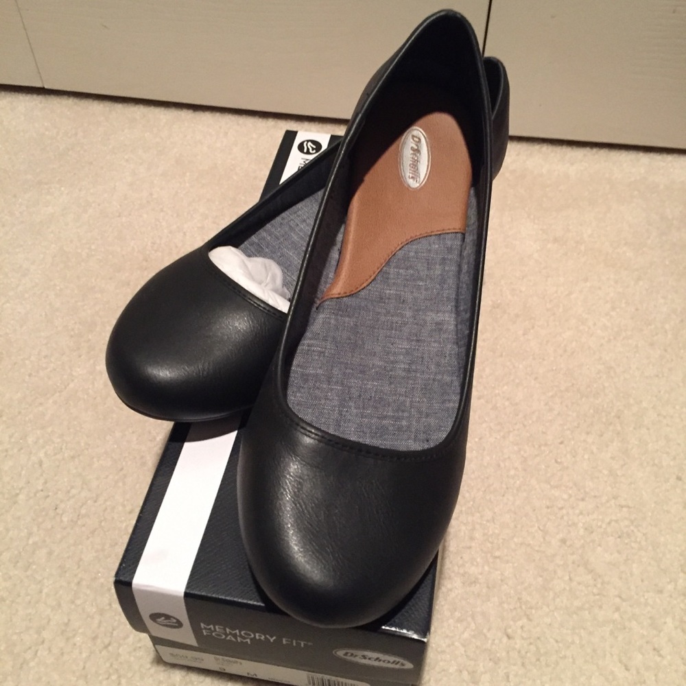 Like New Black Flats