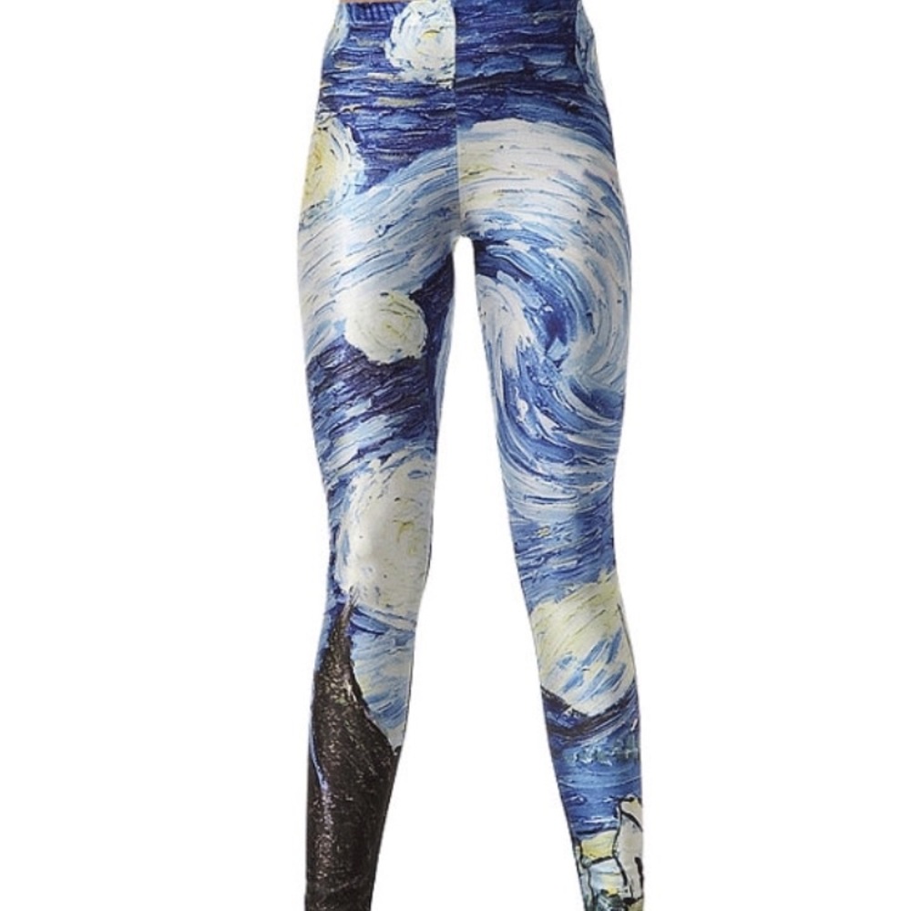 Van Gogh Starry Night Leggings
