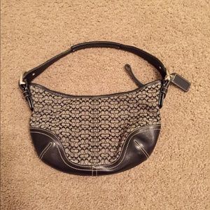 Authentic Black Coach hobo