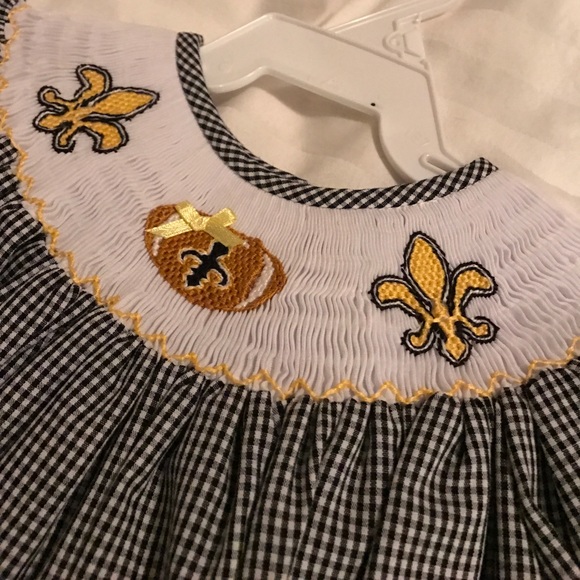⚜️Saints Who Dat football baby/girls dress⚜️ - Picture 2 of 4