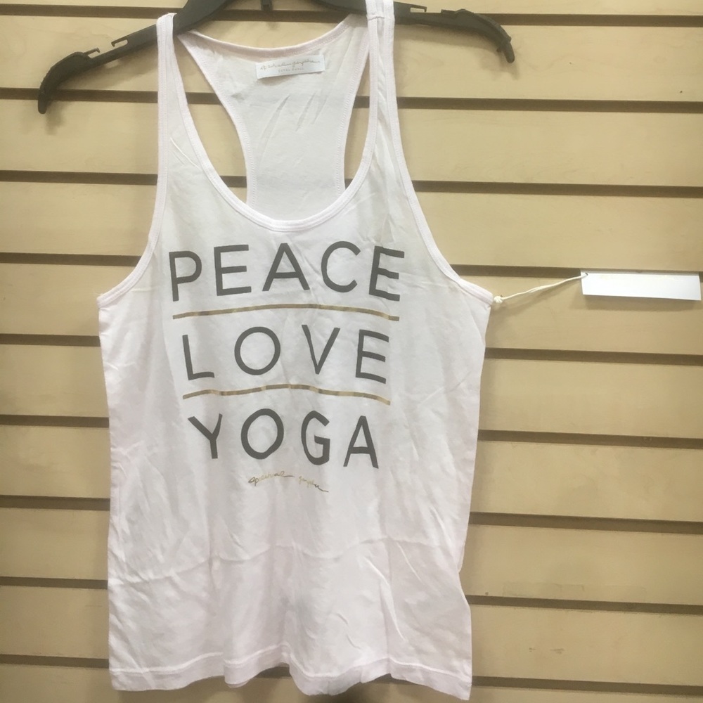 Spiritual Gangster peace love & yoga thanknew pink
