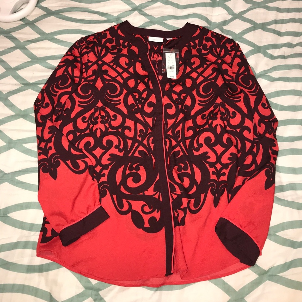 NWT - Ny & Co Button down shirt  Sz. XL