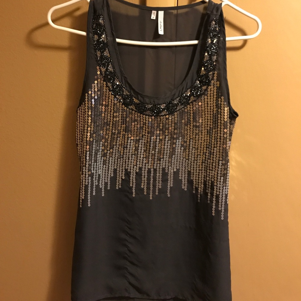 Sequin Tank Top