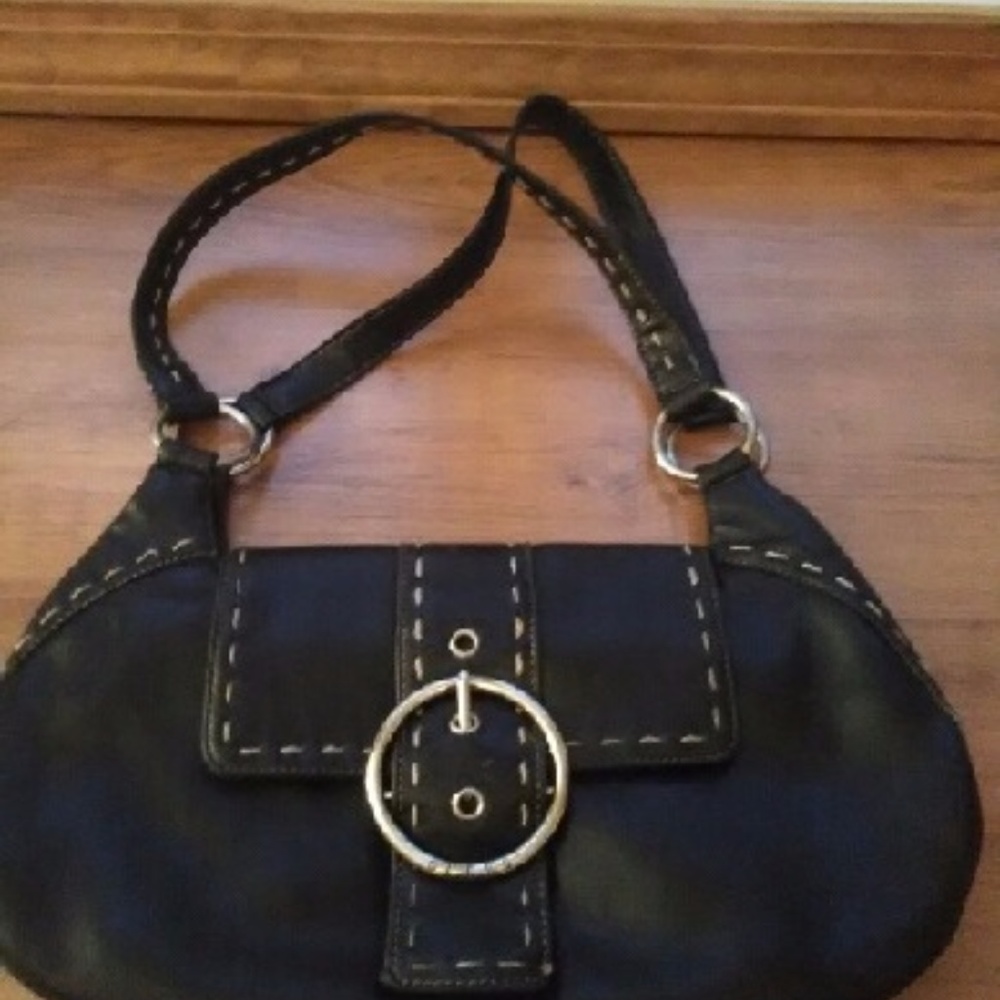 Guess Brand black with silver pocketbook/purse