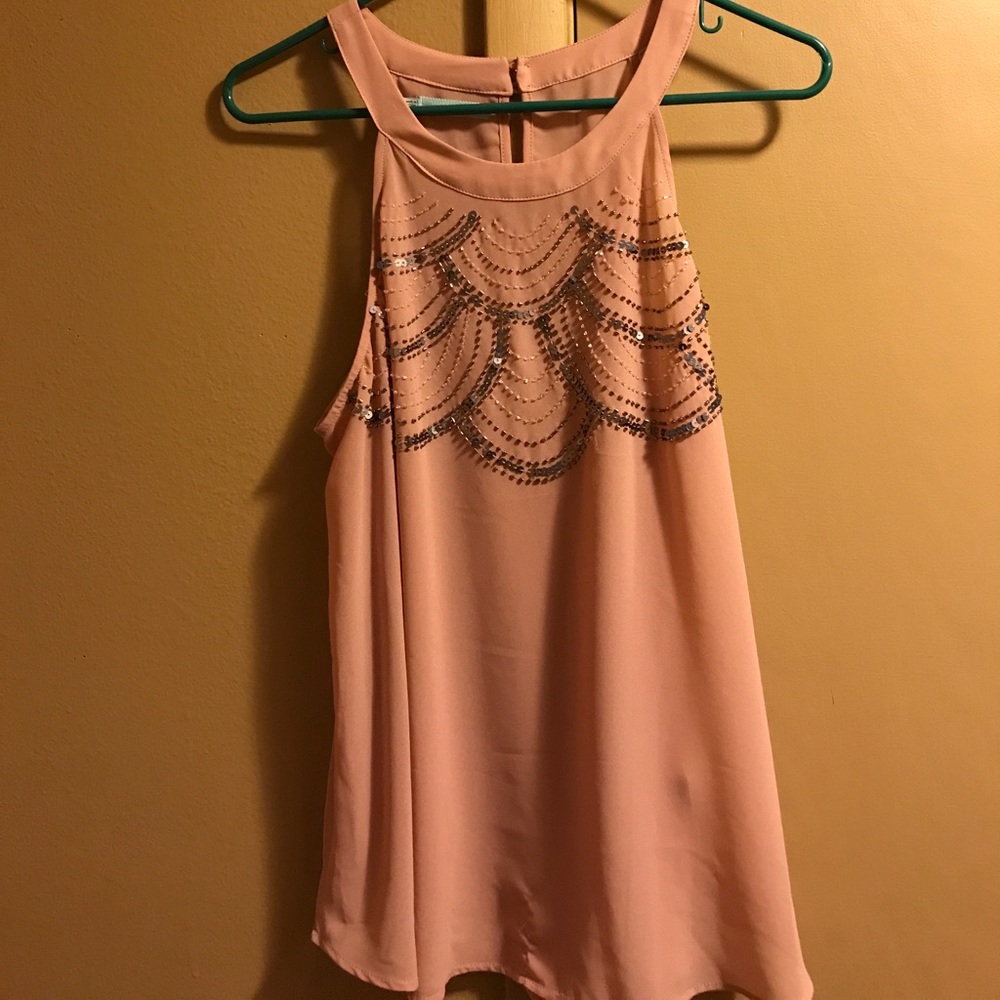 Sequin Tank Top