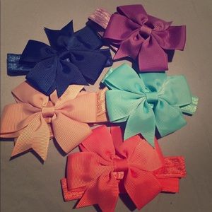 🔴3 for $12 🎀 Stretchy Hairband/bow bundle