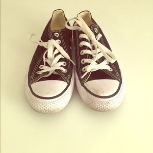 Black Converse Chuck Taylors size 8