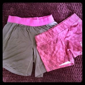 Set of 2 Reebok running shorts