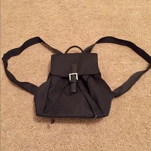 Authentic Black Coach mini backpack