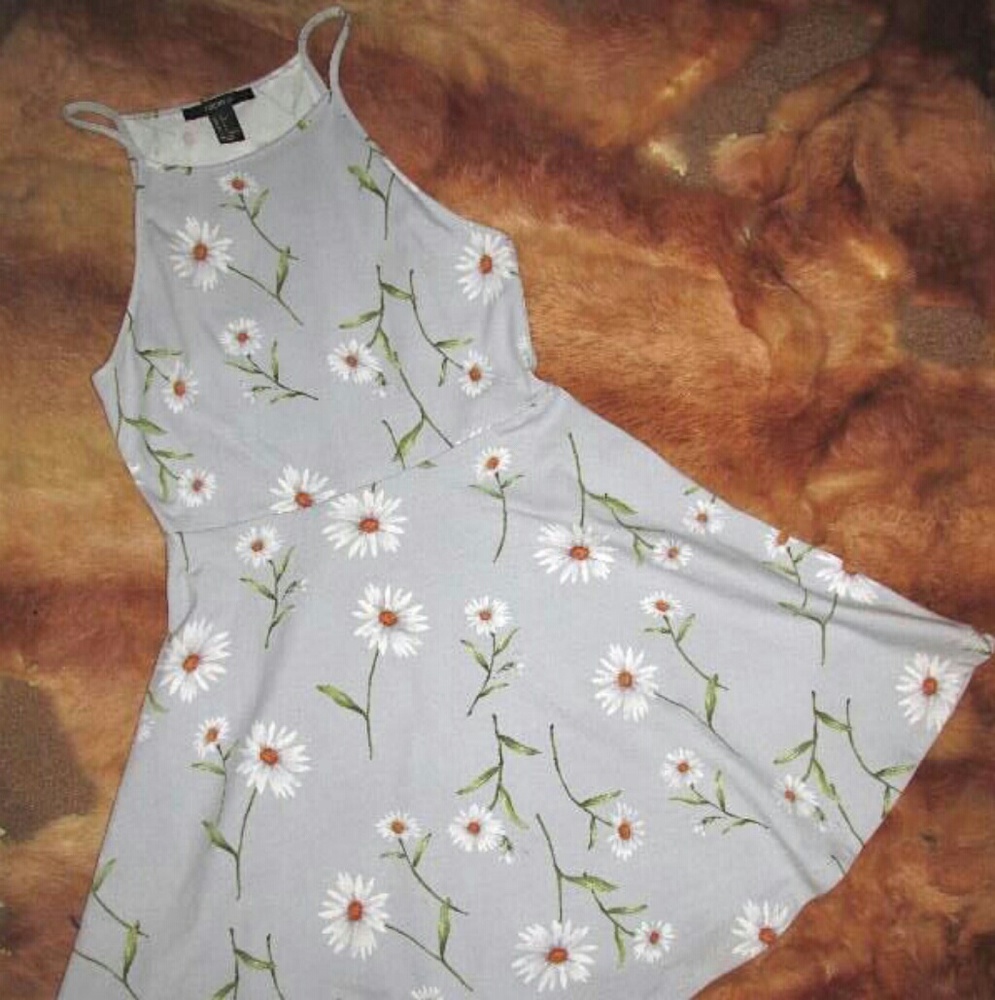 Skater dress with flowers