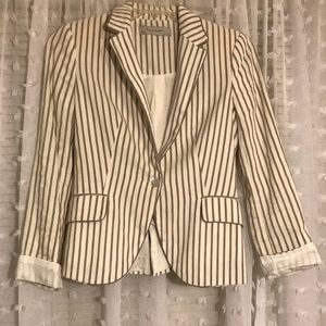 Zara stripped blazer